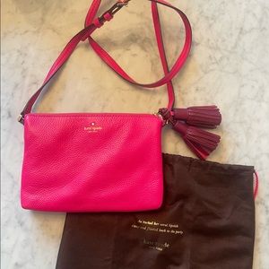 Kate Spade Carolyn crossbody- hot pink
